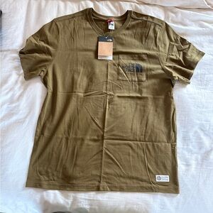 The North Face Men's Khaki Short Sleeve Tee